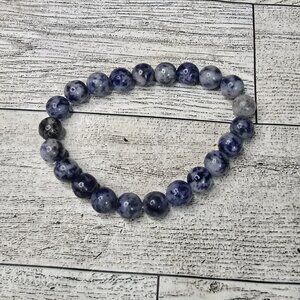 Sodalite Crystal Stretch Bracelet